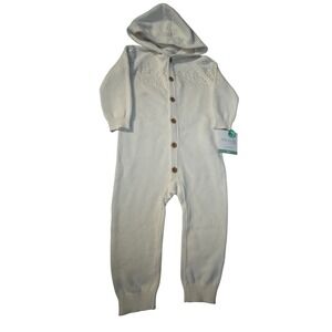 Little Planet Organic Cotton‎ Knit Hooded Jumpsuit Romper 24 Months Baby